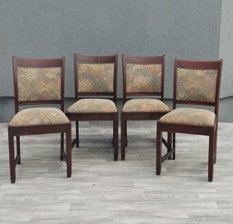 Set stoličiek ” ART DECO “ ( 4 KS ). - 2