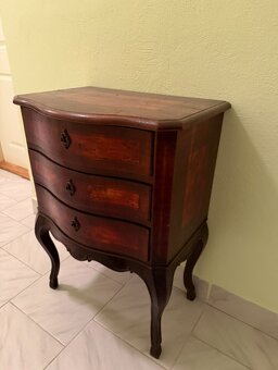 STAROŽITNÁ KOMODA 3X ŠUPLÍK - 2