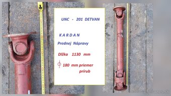Kardany UNK320  ,LKT 120  ,UNC201 DETVAN - 2
