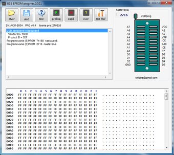 Predám programátor EPROM,PROM,MCS8748 a GAL - 2