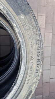Predám zimné pneumatiky Barum polaris5 225/45 r17 - 2