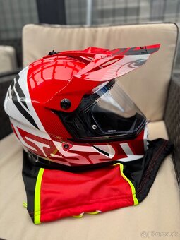 Helma LS2 + moto topanky - 2