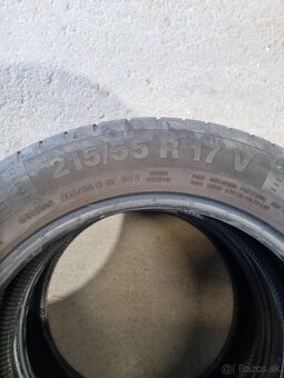 Continental 215/55r17 rok výroby 2018 - 2