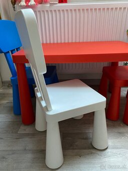 Detský stolík a stoličky Ikea Mammut - 2