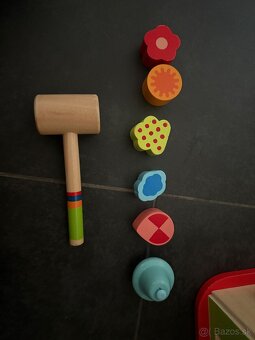 Montessori drevená hračka Pepe & friends - 2