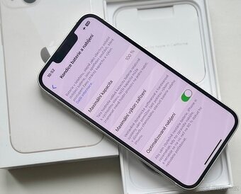 iPhone 13 Starlight baterie 100% - 2