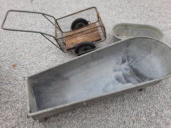 Vozík+ pozinkované vane - 2