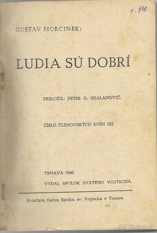 Ľudia sú dobrí - Gustav Morcinek - 2