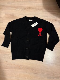 AMI Paris sveter - čierny (AMI1) - 2