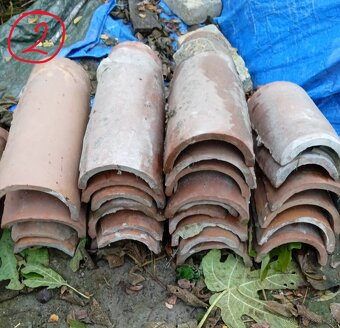 Hrebenáče z pálenej tehly (korýtka) - 2