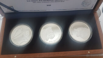 Fauna a flóra - súbor strieborných pamätných mincí 3,33 € - 2