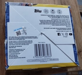 FOTBALOVÉ KARTY NOVÉ BOXY TOPPS SUPER STARS 23/24 - 2