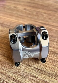 Predstavec MTB, krátky, CNC úprava, strieborný, nový - 2