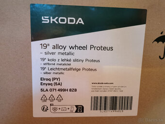 NOVÉ DISKY - Škoda Enyaq / Elroq - orig. 19" alu - 2