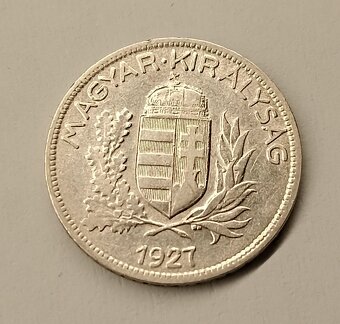 1 pengö Maďarské kráľovstvo 1927 - 2