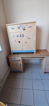 Predám písací stôl a komodu pre dievča aj chlapca - 2