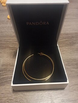 Pozlátené Pandora náušnice - 2