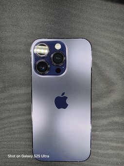 Fialový iPhone 14pro VO VELMI PEKNOM STAVE - 2