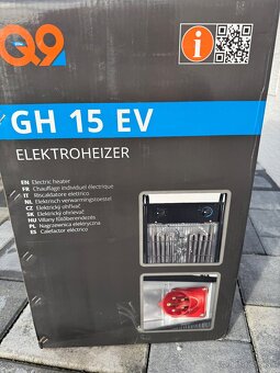 Elektrický ohrievač Gude 15 kW GH 15 EV Güde 400V - 2