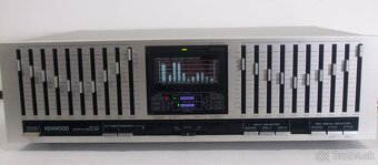 2x10 pasmovy equalizer KENWOOD GE-44 strieborny, JAPAN =ae16 - 2