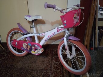 detský bicykel Barbie 16"-palcové kolesá - 2
