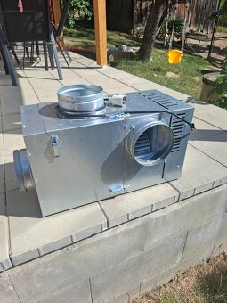 Krbový ventilátor Darco 660 m3/hod bypass BANAN3 - 2