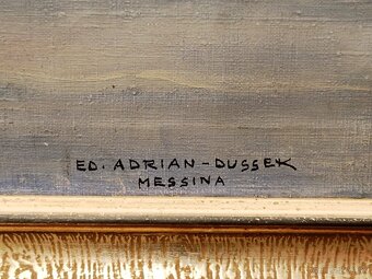 Obraz Eduard Adrian Dussek, Messina olej na plátně 72x103 - 2