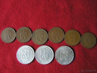 ČESKOSLOVENSKÉ MINCE :HALIERE 1961-1986 - 2