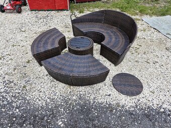 Ratanove kruhove sedenie .. - 2