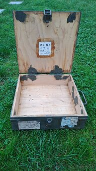 Drevené úložné boxy-vojenska bedna - 2