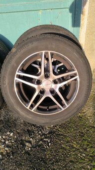 kia ceed hlinikove disky + pneumatiky letne 185/65 r15 - 2