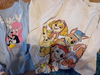 Dievčenské trička s dlh. rukávom zn. veľ.122/128 - 2