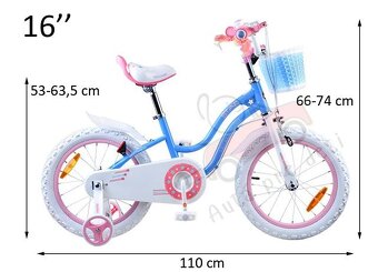 Predám detský dievčenský bicykel 16" - 2