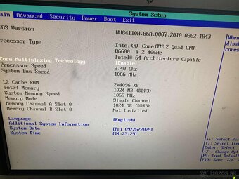 Predám kancelárski pc 4 jadro 1 gb ram treba si zohnat 160 g - 2