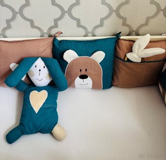 Bavlnený mantinel do detskej postieľky - 2