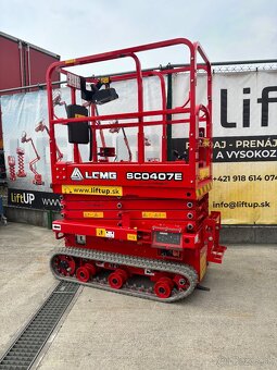 Pracovna plošina nová LGMG SC0407E 6,5m pásova - 2