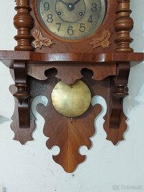 Predám funkčné starožitné mlynárské hodiny Schenkler & Kienz - 2