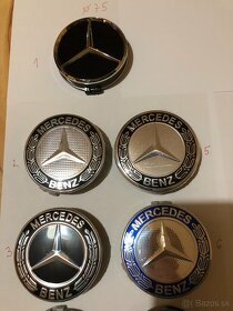 Predám stredové krytky (pukličky) Mercedes - priemer 75 a 60 - 2