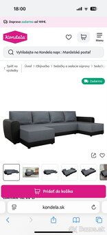 Univerzálna sedacia súprava v tvare U - 2