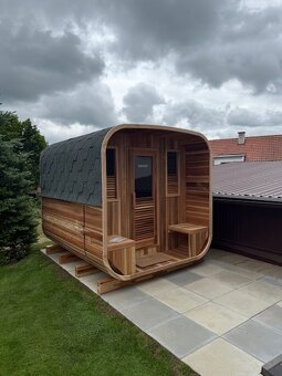 Luxusní Fínska sauna z cedru pro 4-6 osob - 2