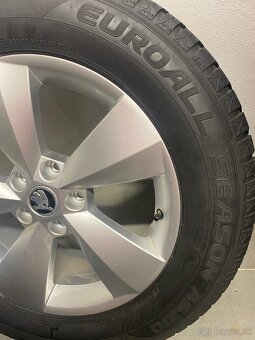 5x112 R17 6,5J ET38 Škoda + 215/65 R17 celoročné - 2