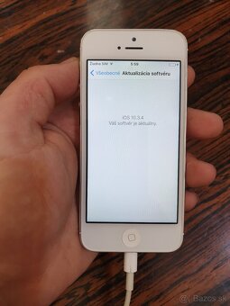 iPhone 5 32GB Silver Nové Ochranné Sklo - 2