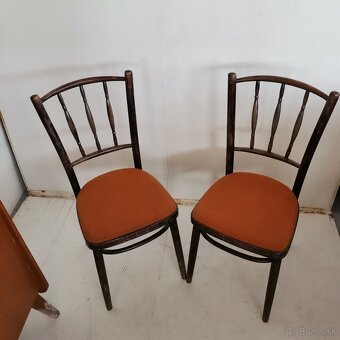Retro stolicky TON Thonet vidiecke provence 2ks - 2