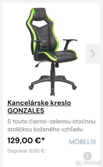 Kancelárske kreslo/stolička - 2