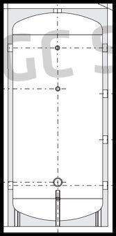 Akumulačná nádoba pre tepelné čerpadlá, akumulačka - 2
