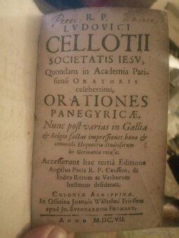 Stara vzácna kniha z r. 1607 2 knihy v 1 knihe - 2