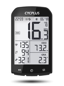 Kvalitný GPS ANT+ Smart CykloPočítač CYCPLUS M1, C3 - 2