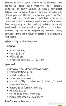 Sedacia súprava Kanton - 2