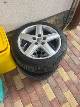 Alu disky s pneu R17 225-45 Audi VW Skoda - 2