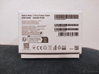 Predám Xiaomi Redmi Note 13 Pro 8GB + 256GB 4G - 2